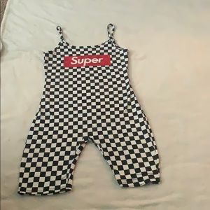 Checkered one piece